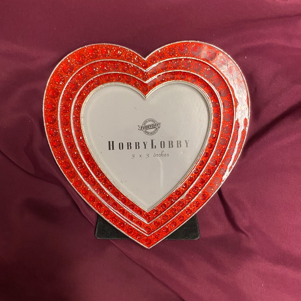 Heart Giltter Picture Frame